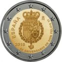 2 Euro (50th Anniversary of the King Felipe VI)