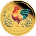 100 Dollars (Year of the Rooster coloured)