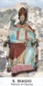 "Blaise Bishop and Martyr", Caronia, €uro Cera (IT), Sicily - Saints (M)