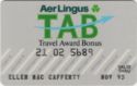 Aer Lingus Tab Travel Award Bonus Card