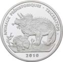 500 CFA Francs (Triceratops)
