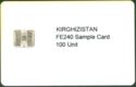 KIRGHIZISTAN FE240 Sample Card 100 Unit