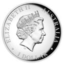 1 Dollar (Australian Koala. High Relief)
