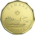 1 Dollar (Common Loon, Loonie)