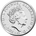 5 Pounds (The Queen's Beasts, Red Dragon of Wales - Silver)