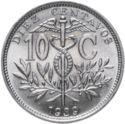 10 Centavos (Narrow 10)