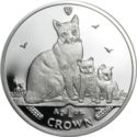 1 Crown (Snowshoe Cat - Silver edition)