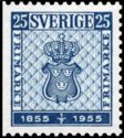 First Swedish postage stamp design