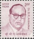 Stamp:-Dr.-B.R.-Ambedkar-(1891-1956)-(India)
