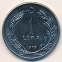 1 Lira (F.A.O. - Atatürk driving tractor)