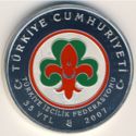 35 New Lira (Centenary of the World Scout - Dünya İzciliği'nin 100. Yılı)
