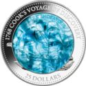 25 Dollars (250th anniversary of Captain Cook's first Pacific Voyage of Discovery in 1768)