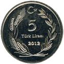 5 Lira (Darphane - Turkish State Mint)