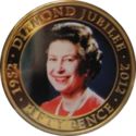 50 Pence (Diamond Jubilee - Queen Elizabeth II)