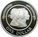 1 Dollar (3 busts of Queen Elizabeth II)