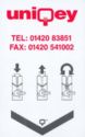 Uniqey - Tel: 01420 83851