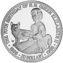 20 Dollars (70th Birthday of H. M. Queen Elizabeth II)