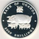 2,000 Shillings (Year of the Pig)