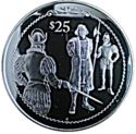25 Dollars (Discovery of America Series. Columbus as prisoner)