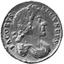 ½ Pence (James II)
