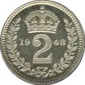 2 Pence (George VI Maundy Coinage; 2nd issue)