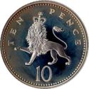 10 Pence (Reduced size - Silver edition)
