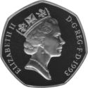 50 Pence (Sitting Libertine "Britannia" - Large)
