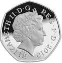50 Pence (Girl Guides, 100th Anniversary)