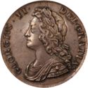 ½ Crown (George II)