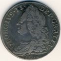½ Crown (George II. LIMA)
