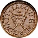 1 Farthing (James I. No date - Harrington Type 2)