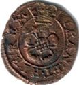 1 Farthing (Charles I. No date - Rose Type 3/4a Mules)