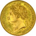 ½ Sovereign (George IV)