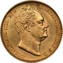 ½ Sovereign (William IV)