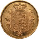 ½ Sovereign (William IV)