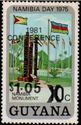 Surcharge on Namibia Day 1975
