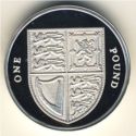 1 Pound (Royal Shield - Platinum edition)