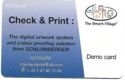Demo card Check & print