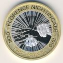 2 Pounds (Florence Nightingale & Notes on Nursing. Silver)