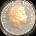 2 Pounds (Britannia. Gilt)