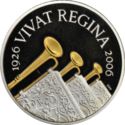 5 Pounds (Vivat Regina Coloured - Silver Piedfort)