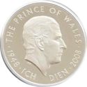 5 Pounds (60th Birthday of Prince Charles - Platinum Piedfort edition)