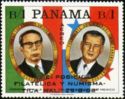 Panama-Mexico Friendship overprinted "EXPO. FILAT.Y NUMISM."
