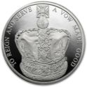 5 Pounds (Elizabeth's coronation, 60th Anniversary. Platinum Piedfort)