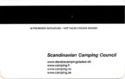 Camping card Scandinavia