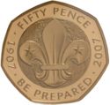 50 Pence (Scouting Movement - Gold edition)