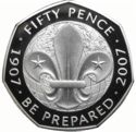 50 Pence (Scouting Movement - Silver edition)