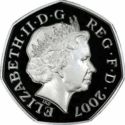 50 Pence (Scouting Movement - Silver Piedfort edition)