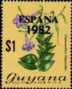 Chelonanthus uliginoides overprint "Espana 82" on $1
