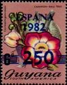 Overprint "Espana 82" and surcharge
